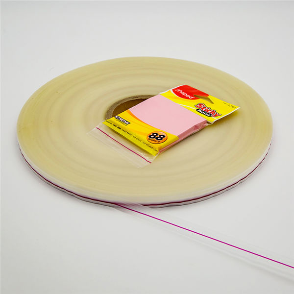 Nastro adesivo per sacchetti riutilizzabili a doppia faccia in HDPE